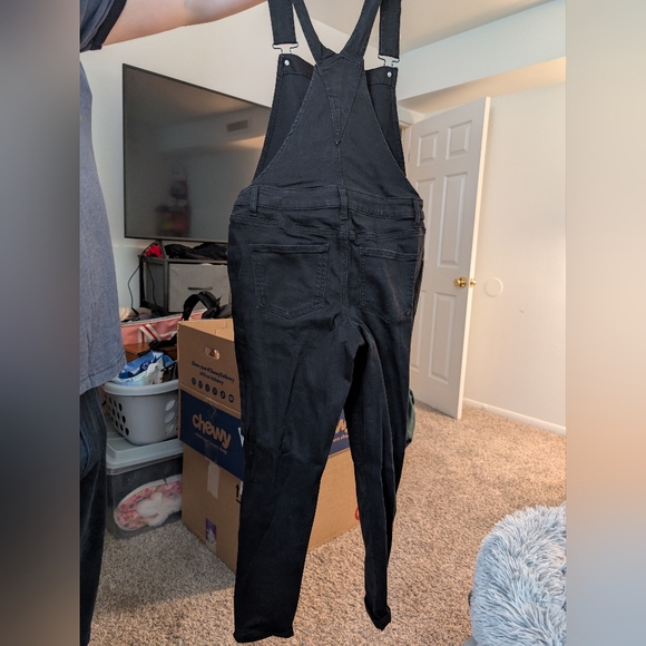 Maurices Black Denim Overalls - Picture 2 of 4